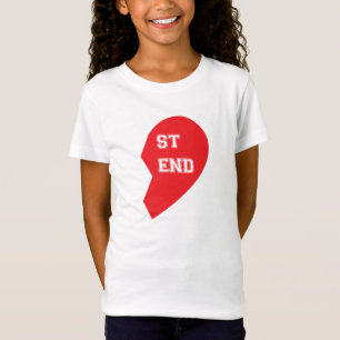T-Shirt Chien et humain étant assorti de meilleur ami