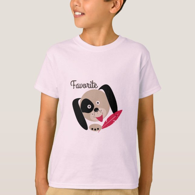 T-shirt Chien favori (Devant)