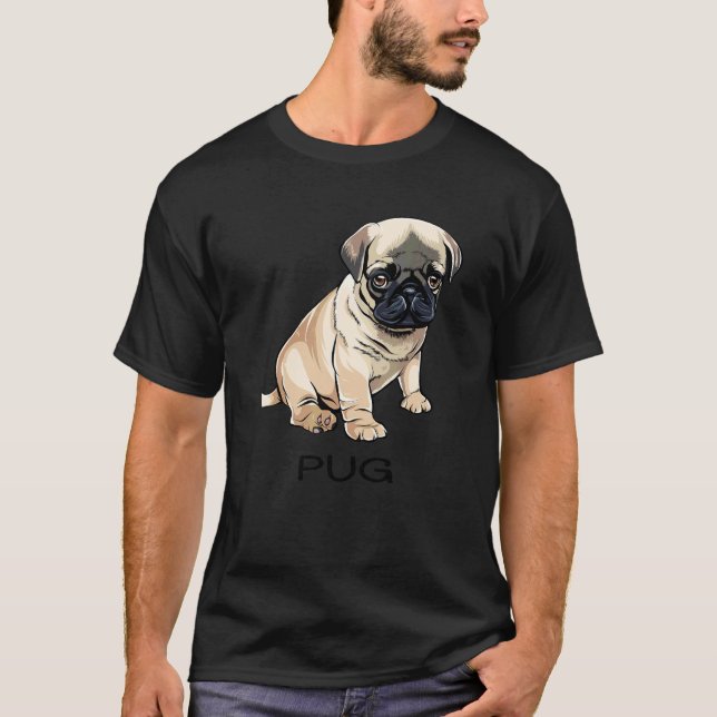T-shirt Chien Fou Carlin (Devant)