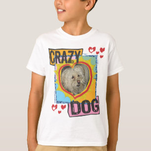 T-shirt Chien fou Pas de tuer un animal de compagnie Secou