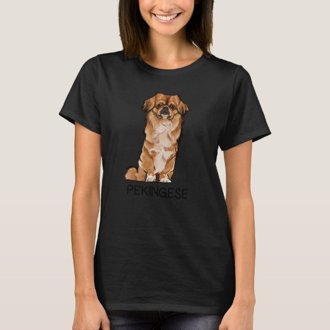 T-shirt Chien Fou Pékinois (Devant)