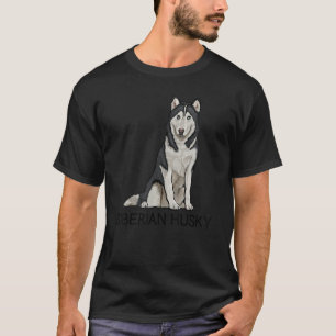 T-shirt Chien fou sibérien Husky