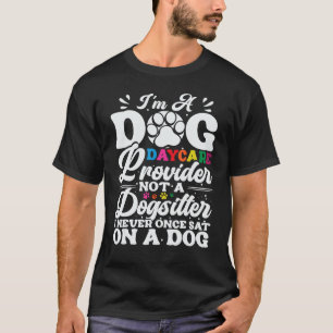 T-shirt Chien Garderie Travailleur Jouer Équipement Doggie