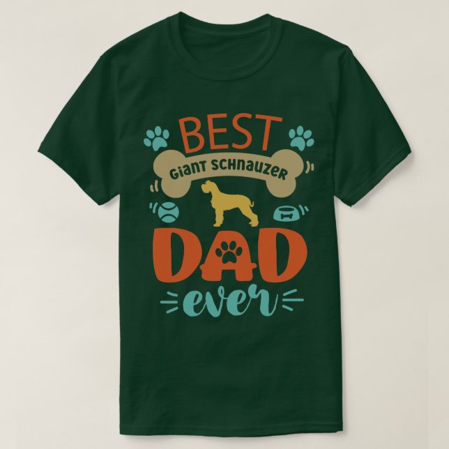 T-shirt Chien géant Schnauzer 1 (Design devant)
