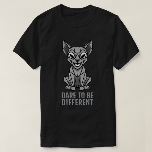 T-shirt Chien géométrique (Design devant)