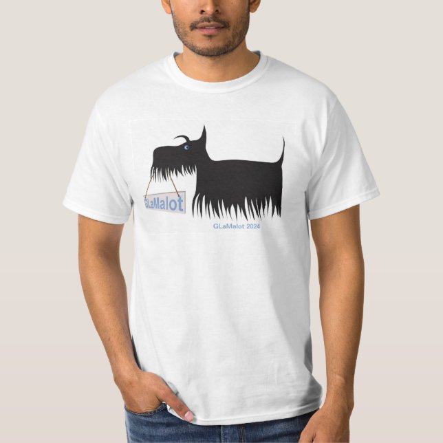 T-shirt chien GLaMalot (Devant)