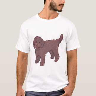 T-shirt Chien Golden doodle Magie