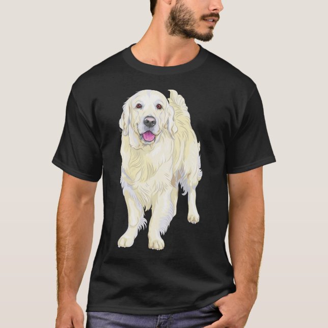 T-shirt Chien Golden Retriever (Devant)
