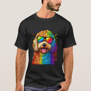 T-shirt Chien Goldendoodle LGBT Gay Pride