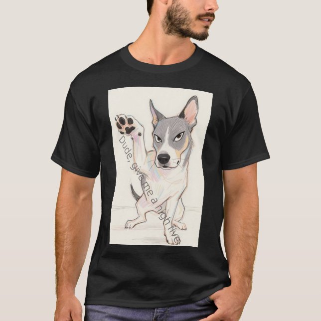T-shirt Chien Graphic T homme - Chemise (Devant)