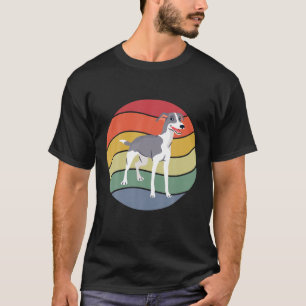T-shirt Chien gris vintage