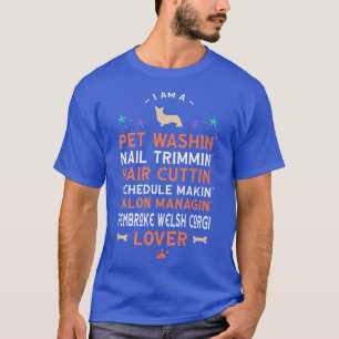 T-shirt Chien Groomer Corgi Amoureux Amoureux Drôle Chien