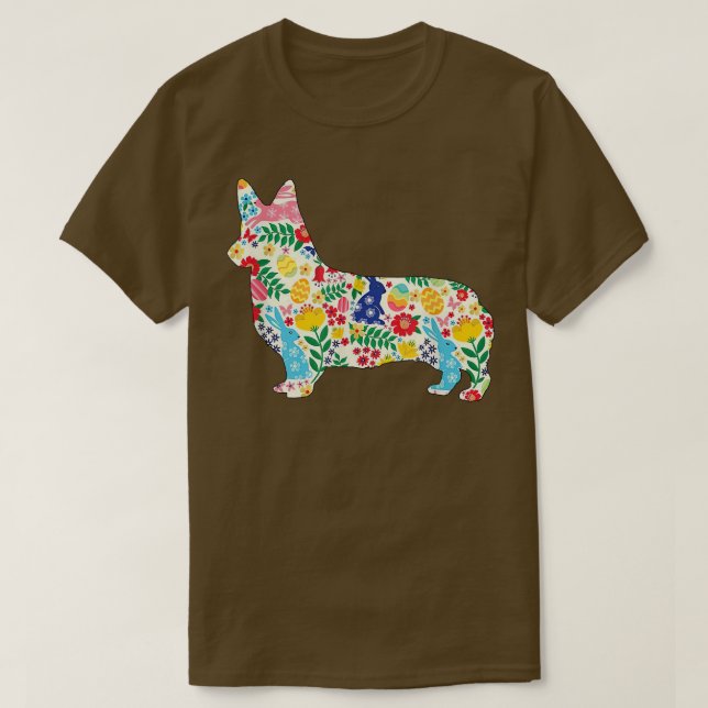 T-shirt Chien Grotte De Pâques Costume Pour Hommes Femmes  (Design devant)