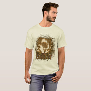 T-Shirt Chien Grunge pour Hommes