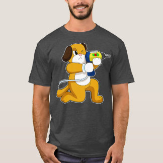 T-shirt Chien Handyman Drill