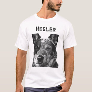 T-shirt Chien Heeler Blue Heeler