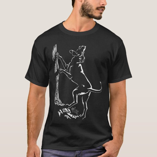 T-Shirt Chien Hound Plus Taille Chasse Chemise Chi (Devant)