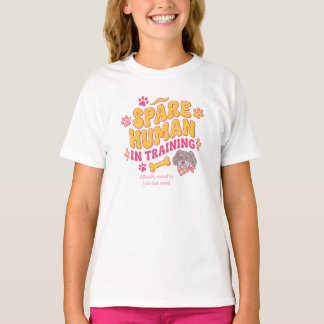 T-shirt Chien humain de rechange personnalisé avec nom