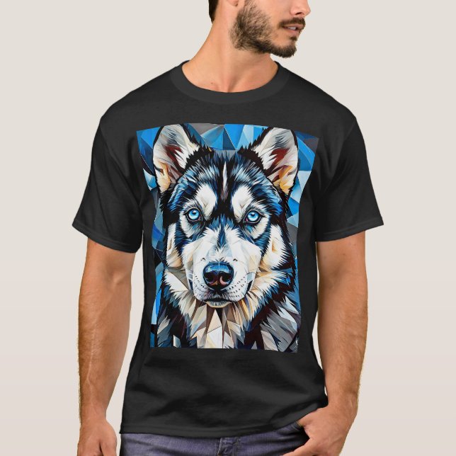 T-shirt Chien husky (Devant)