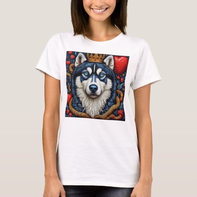 T-shirt Chien husky (Devant)