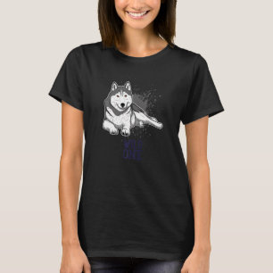 T-shirt Chien Husky Chien de traîneau race 26