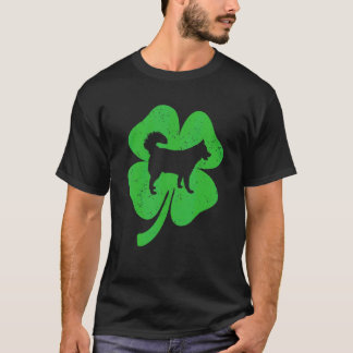 T-shirt Chien Husky Drôle Shamrock Vert Irlandais C St Pat