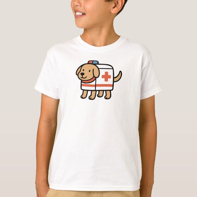 T-shirt Chien Infirmier (Devant)