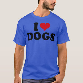 T-shirt Chien J'aime les chiens