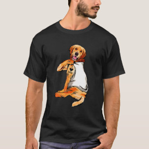 T-shirt Chien J'aime papa Golden Retriever - Chien de Fête