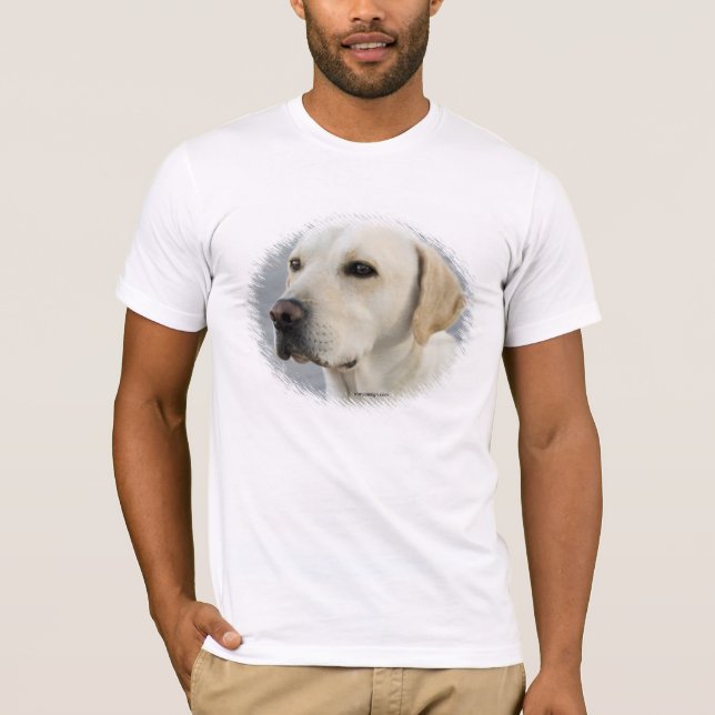 T-shirt Chien jaune de Labrador (Devant)