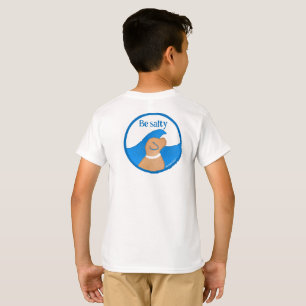 T-shirt Chien jaune être salé enfants"