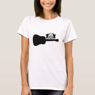 T-shirt Chien jouer de la guitare