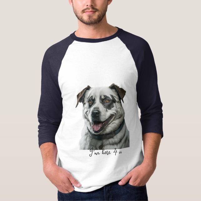 T-shirt Chien joyeux (Devant)