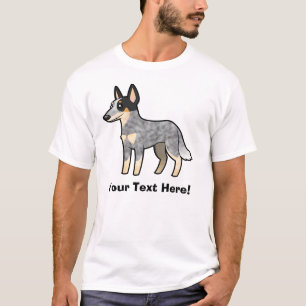 T-shirt Chien/Kelpie australiens de bétail de bande