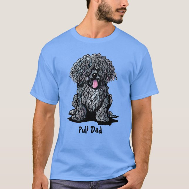 T-shirt Chien KiniArt Puli (Devant)