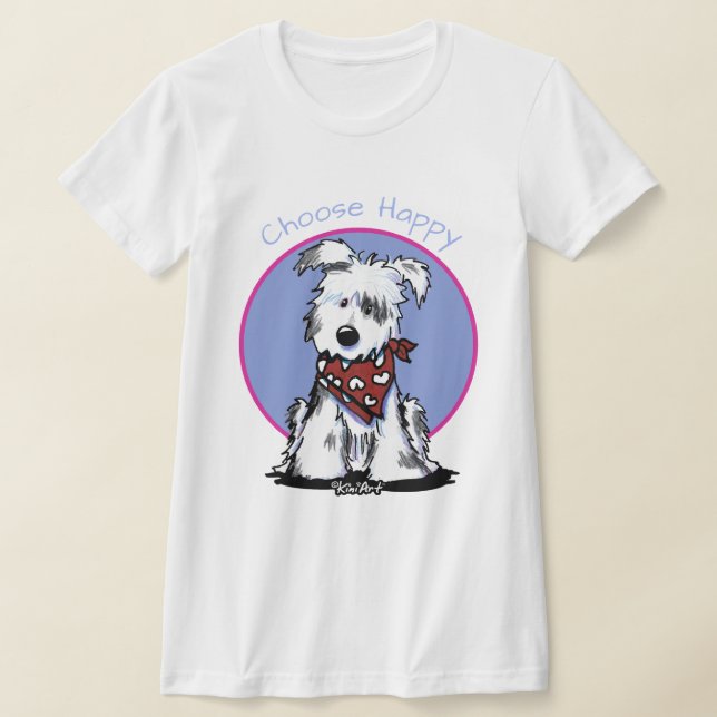 T-shirt Chien KiniArt Widget (Poser)