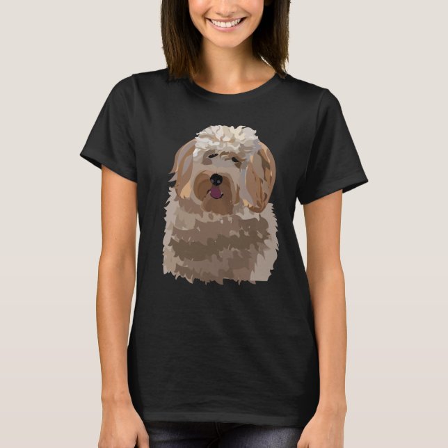 T-shirt Chien Labradoodle Animal de compagnie (Devant)