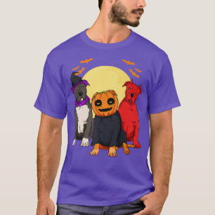 T-shirt Chien Labrador Citrouille Head Lazy Costume d'Hall