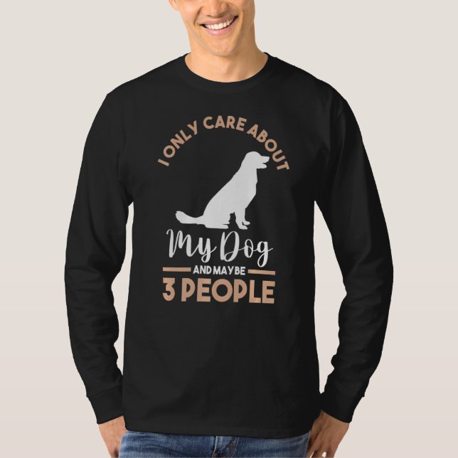 T-shirt Chien Labrador Golden Retriever 1 (Devant)