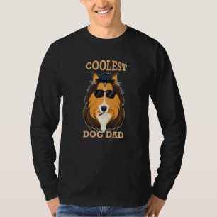 T-shirt Chien le plus frais Papa I Collie Papa I Collie