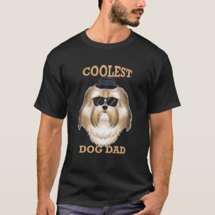 T-shirt Chien le plus frais Papa I Havanais Papa I Havanai