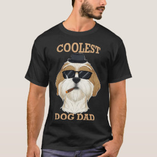 T-shirt Chien le plus frais Papa I Shih Tzu Papa I Shih Tz