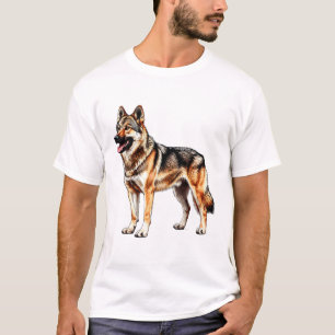 T-shirt Chien Loup Tchécoslovaque