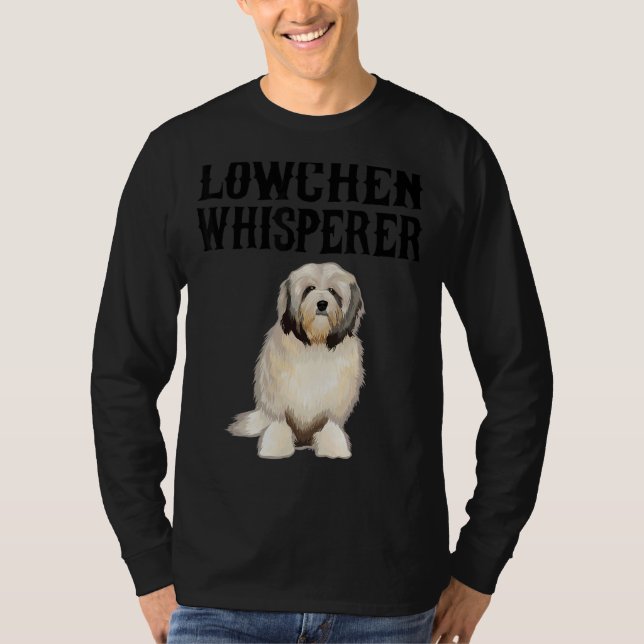 T-shirt Chien Lowchen Wisperer (Devant)