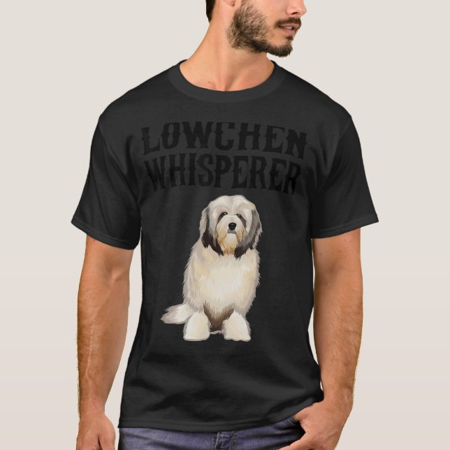 T-shirt Chien Lowchen Wisperer (Devant)