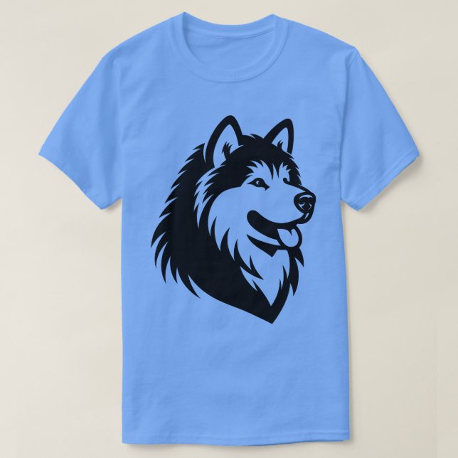 T-shirt Chien malamué de l'Alaska (Design devant)