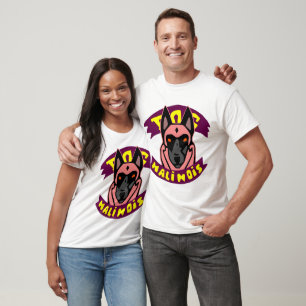 t-shirt chien malinois