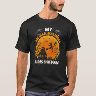 T-shirt Chien Malinois belge à la balade Shotgun Malinois