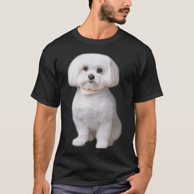 T-shirt Chien maltais (Devant)