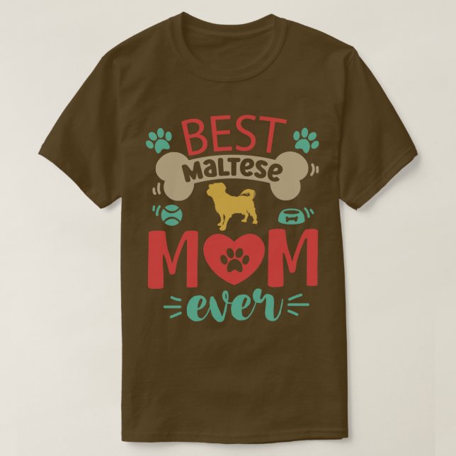 T-shirt Chien maltais (Design devant)